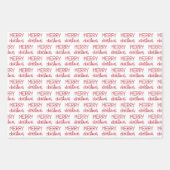 Feierliche und Niedliche Weihnachts-Weihnachtsfeie Geschenkpapier Set (Vorderseite 2)