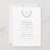 Feierliche und rustikale Feiertage Einladung (Vorderseite)