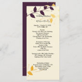 Feierliche Veranstaltung "Elegantes Lila Goldenes  Programm (Vorne/Hinten)