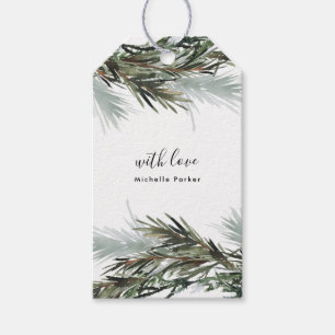 Feierliche Veranstaltung Tag Pine Weihnachtsfeiert Geschenkanhänger