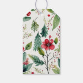 Feierliche Veranstaltung Tag Pine Weihnachtsfeiert Geschenkanhänger (Rückseite)