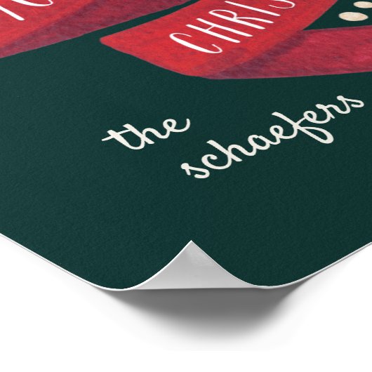 Feierliche Veranstaltungen | Personalisierter Weih Poster (Ecke)