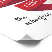 Feierliche Veranstaltungen | Personalisierter Weih Poster (Ecke)