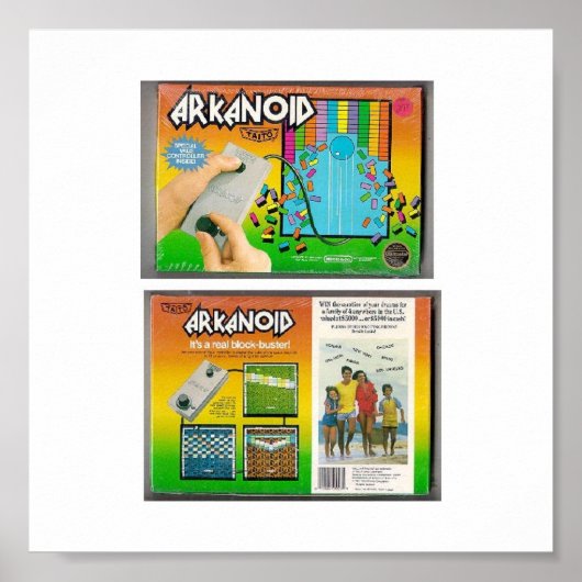 FEIERLICHE VINTAGE SPIELE POSTER (Vorne)