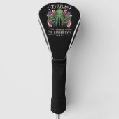 Feierliche Wahlen 2024 Cthulhu für den Präsidenten Golf Headcover (Vorderseite)