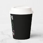 Feierliche Wahlen 2024 Cthulhu für den Präsidenten Pappbecher (Links)