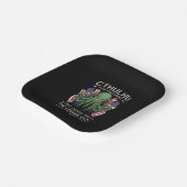 Feierliche Wahlen 2024 Cthulhu für den Präsidenten Pappteller (Gewinkelt)