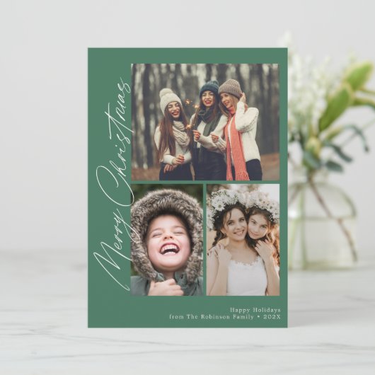 Feierliche Weihnachten (Stehend Vorderseite)