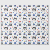 Feierliche Weihnachten Geschenkpapier (Flach)