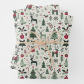 Feierliche Weihnachten Geschenkpapier Set (Beispiel)