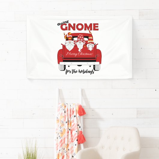 Feierliche Weihnachten: Gnome Banner (Insitu)