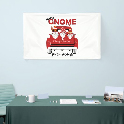 Feierliche Weihnachten: Gnome Banner (Messeveranstaltung)