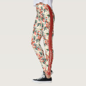 Feierliche Weihnachten Holly Berries Leggings (Links)
