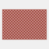 Feierliche Weihnachten in den Modernen Rot und Bei Geschenkpapier Set (Vorderseite 3)