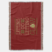 Feierliche Weihnachten "Lassend Go Lassend Glühen" Decke (Vorderseite Vertikal)