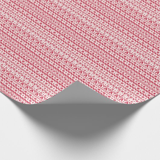 Feierliche Weihnachten nahtlos Muster. Geschenkpapier (Ecke)