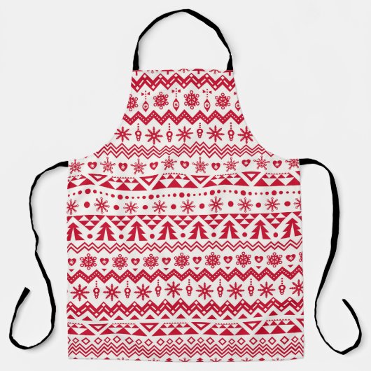 Feierliche Weihnachten nahtlos Muster. Schürze (Vorderseite)