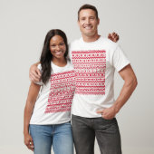 Feierliche Weihnachten nahtlos Muster. T-Shirt (Unisex)