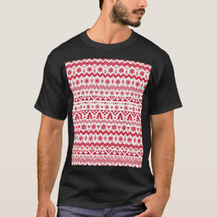 Feierliche Weihnachten nahtlos Muster. T-Shirt