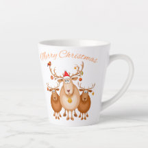 Feierliche Weihnachten - Rentierfest-Tasse