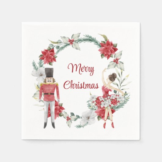 Feierliche Weihnachten Serviette (Vorderseite)