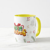 Feierliche Weihnachten Tasse (VorderseiteRechts)