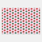 Feierliche Weihnachten Ugly Sweater Muster Pink Ge Geschenkpapier Set (Vorderseite)