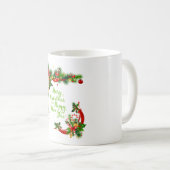 Feierliche Weihnachten und glückliches Neues Jahr Kaffeetasse (VorderseiteRechts)