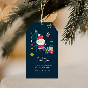 Feierliche Weihnachten Vielen Dank Baby Dusche Gef Geschenkanhänger
