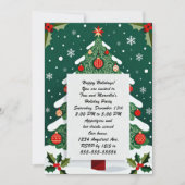 Feierliche Weihnachtsbaumfeier Einladung (Vorderseite)