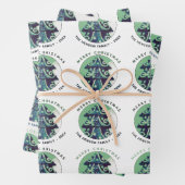 Feierliche Weihnachtsbaumfeiertage Geschenkpapier Set (Beispiel)