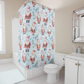 Feierliche Weihnachtsfeier Duschvorhang (Beispiel)