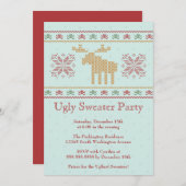 Feierliche Weihnachtsfeier Einladung (Vorne/Hinten)