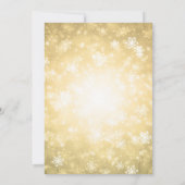 Feierliche Weihnachtsfeier Einladung (Rückseite)