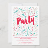 Feierliche Weihnachtsfeier Einladung (Vorderseite)