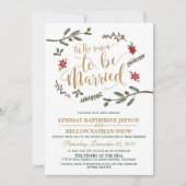 Feierliche Weihnachtsfeier Einladung (Vorderseite)