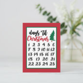 Feierliche Weihnachtsfeier Feiertagspostkarte (Stehend Vorderseite)