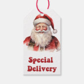 Feierliche Weihnachtsfeier Geschenkanhänger (Vorderseite)