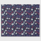 Feierliche Weihnachtsfeier Geschenkpapier (Flach)