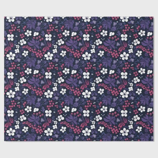 Feierliche Weihnachtsfeier Geschenkpapier (Flach)