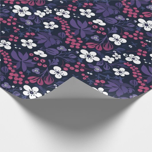 Feierliche Weihnachtsfeier Geschenkpapier (Ecke)