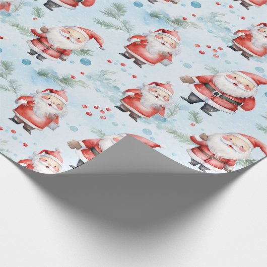 Feierliche Weihnachtsfeier Geschenkpapier (Ecke)