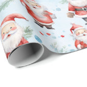 Feierliche Weihnachtsfeier Geschenkpapier (Rolleneckpunkt)