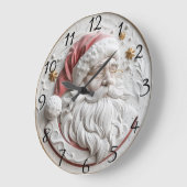 Feierliche Weihnachtsfeier Große Wanduhr (Winkel)