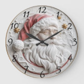 Feierliche Weihnachtsfeier Große Wanduhr (Vorderseite)