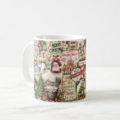 Feierliche Weihnachtsfeier Kaffeetasse (Vorderseite Links)