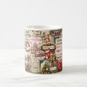 Feierliche Weihnachtsfeier Kaffeetasse (Mittel)