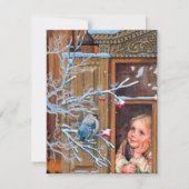 Feierliche Weihnachtsfeier Mitteilungskarte (Vorderseite)