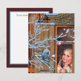 Feierliche Weihnachtsfeier Mitteilungskarte