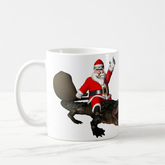 Feierliche Weihnachtsfeier Reiten Kaffeetasse (Links)
